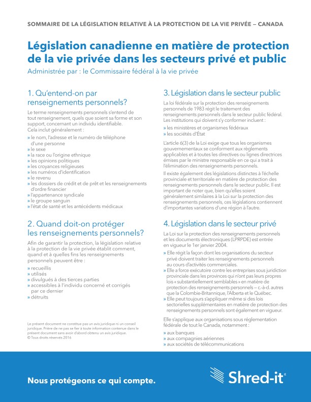 Shred-it-Canada-Legislation-Summary-French.pdf